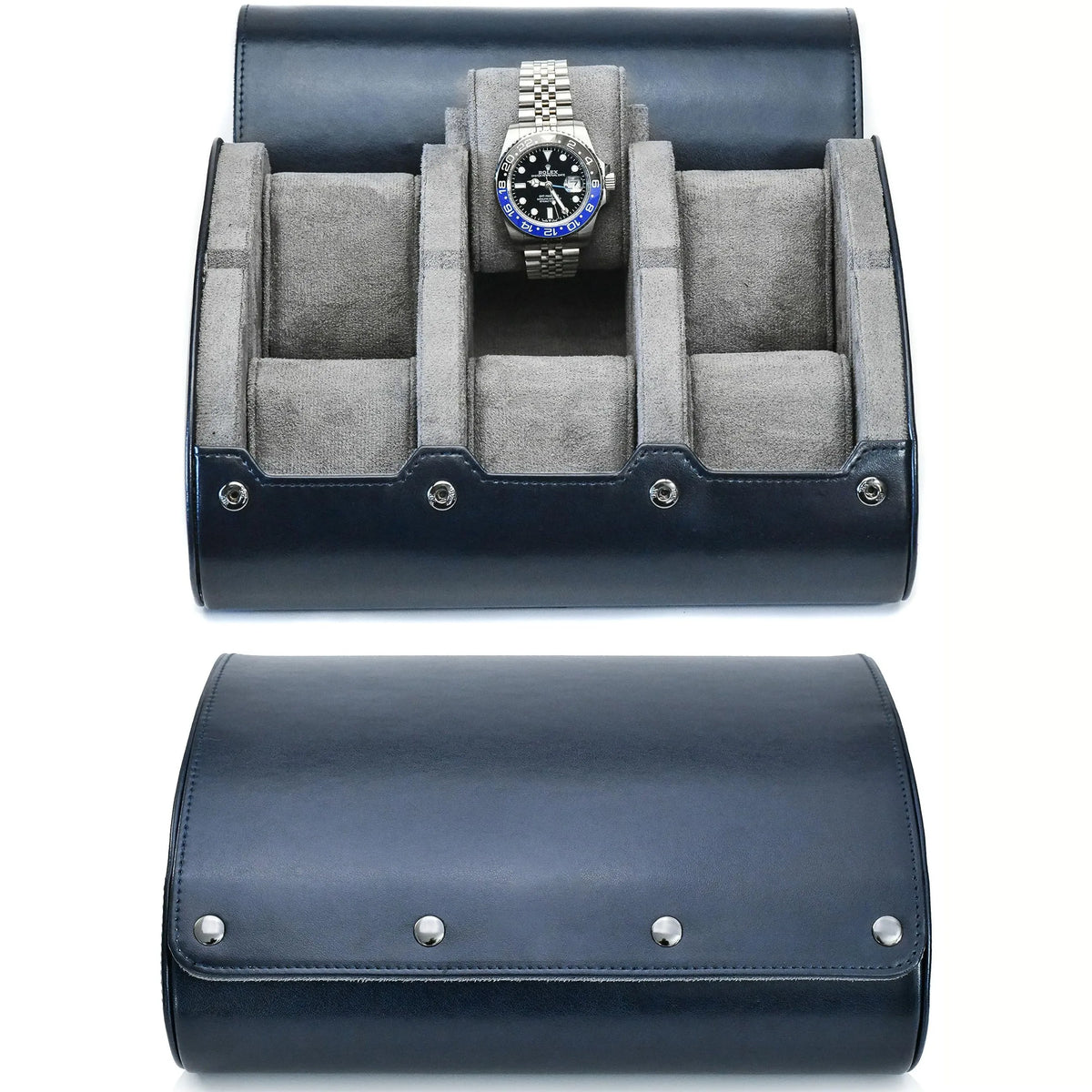 GENTELUXIO™ VoyageSix 6-Slot Watch Travel Case
