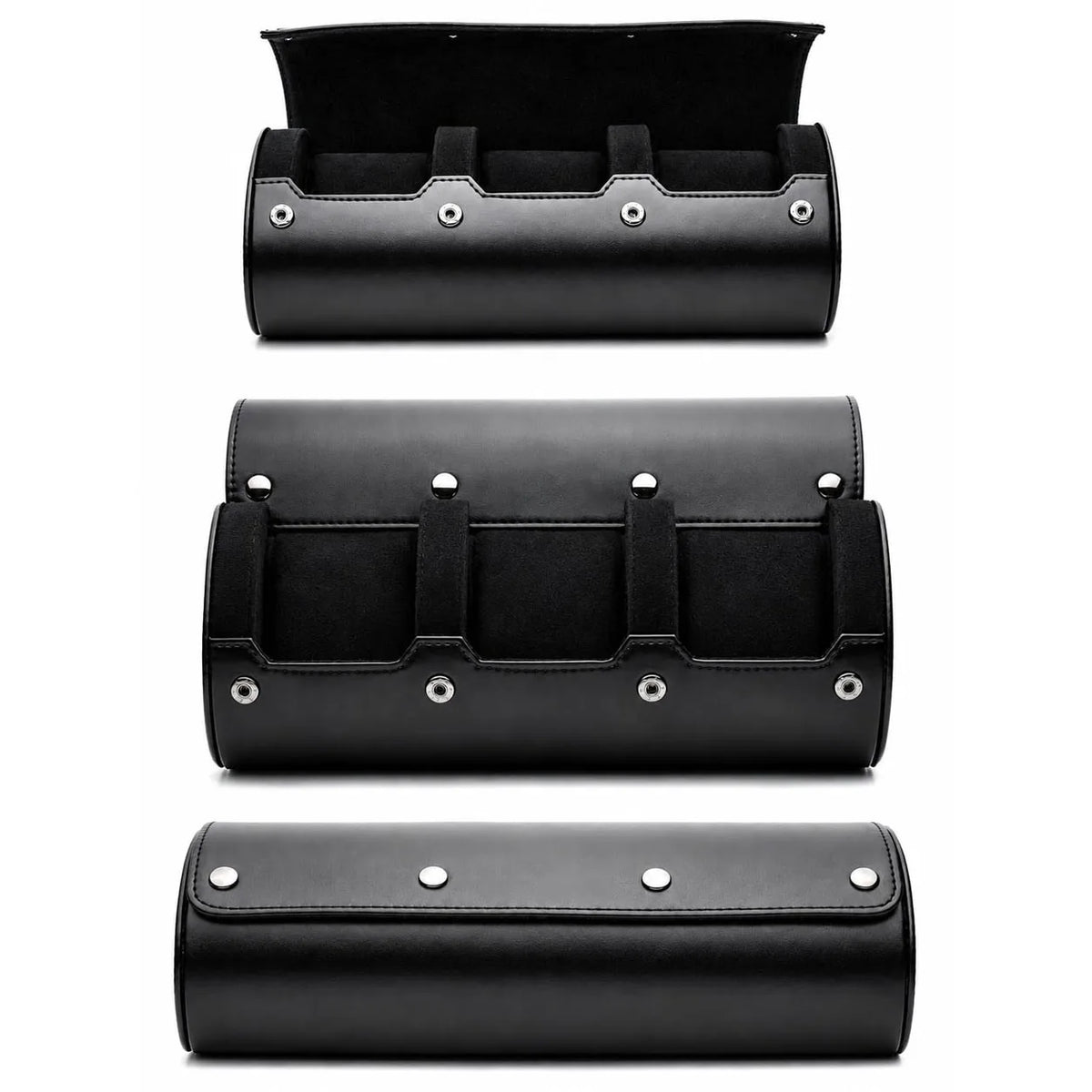 GENTELUXIO™ VoyageSix 6-Slot Watch Travel Case